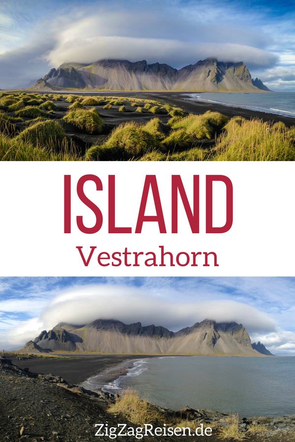 Berg Vestrahorn Island reisen Pin2 Berg Vestrahorn Island reisen Pin2
