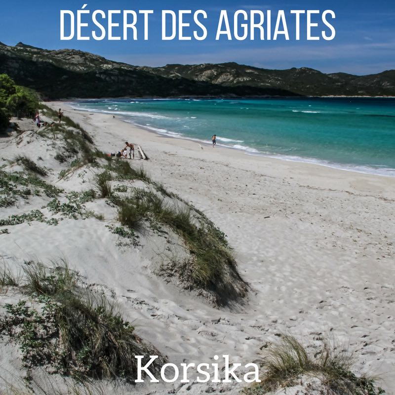 Desert des Agriates Korsika Saleccia Strand 2