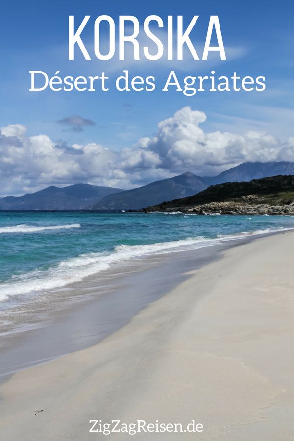 Desert des Agriates Korsika Saleccia Strand