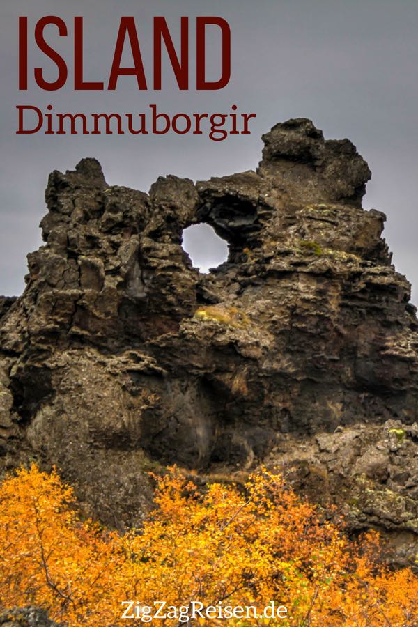 Dimmuborgir Island reisen Pin