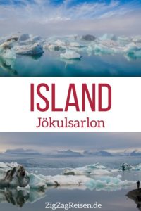 Gletscherlagune Jokulsarlon Island reisen Pin2