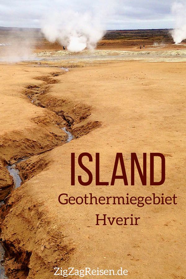 Namaskard Geothermiegebiet Hverir Island reisen Pin