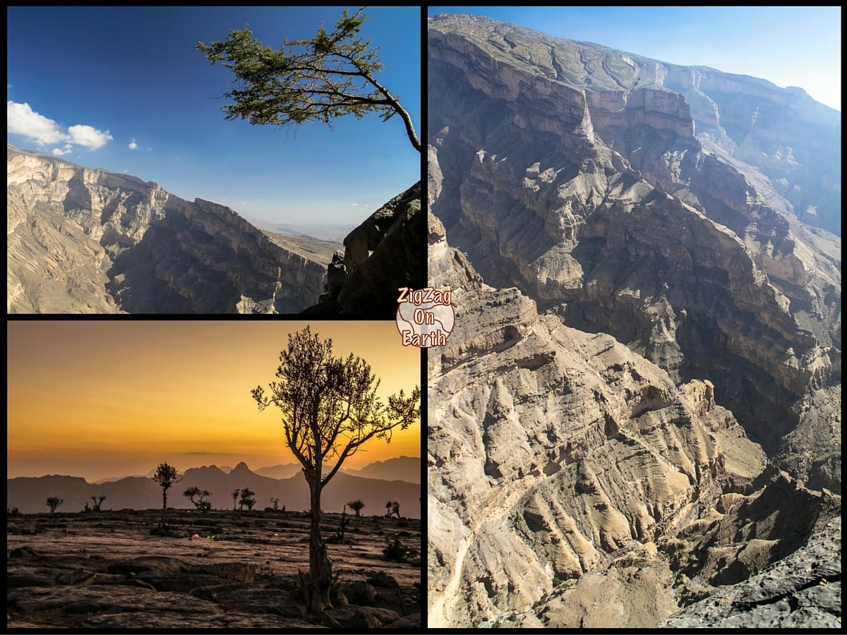 Oman Highlights - Jebel Shams Berge