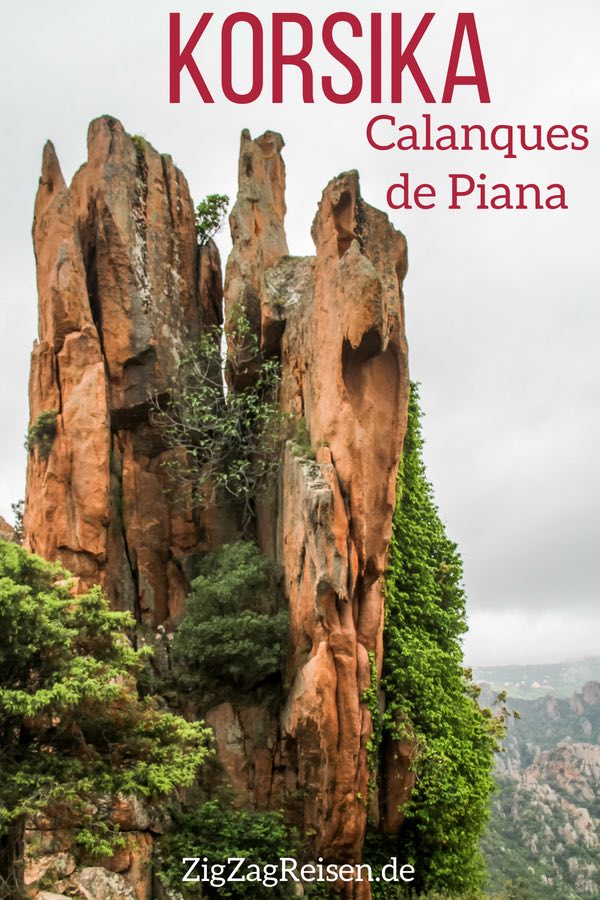 Pin Calanches de Piana Korsika Reisen