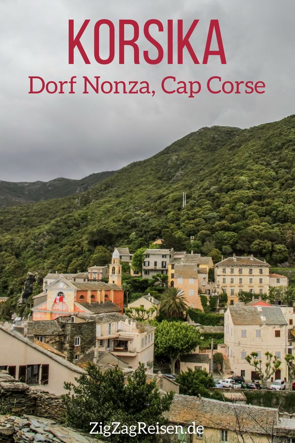 Pin Dorf Nonza Korsika Reisen Cap Corse