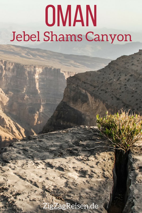 Pin Jebel Shams Oman Canyon Reisetipps