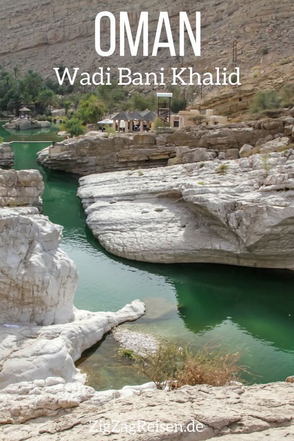 Pin Wadi Bani Khalid Oman Reisen