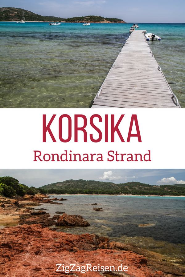 Pin2 Strand Rondinara Beach Korsika reisen