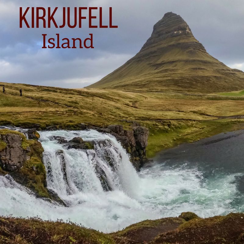 Wasserfall Kirkjufell Island Reisen