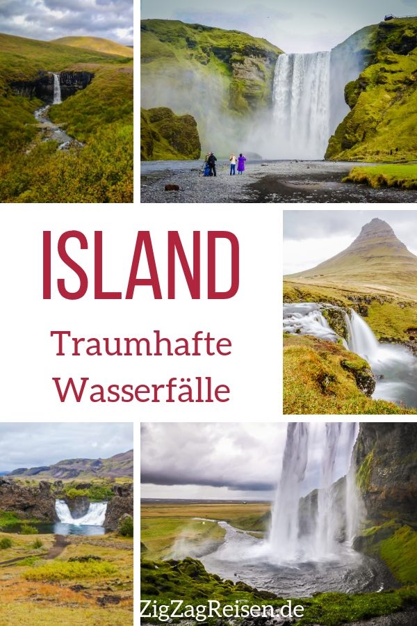 Reisen Island Wasserfalle