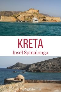 Insel Spinalonga Kreta reisen Pin