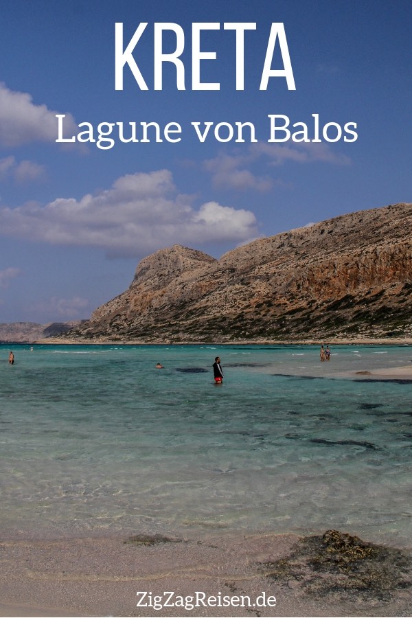 Lagune Balos lagoon kreta reisen Pin