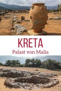 Ruinen Palast von Malia Kreta reisen Pin
