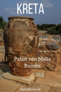 Ruinen Palast von Malia Kreta reisen Pin2