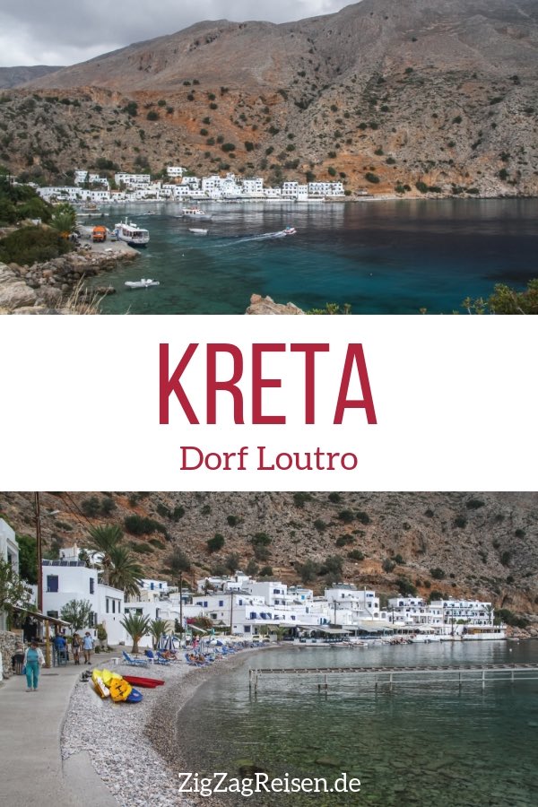 dorf loutro Kreta reisen