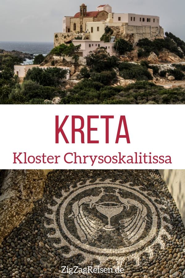 Kloster Chrysoskalitissa Kreta Reisen Pin