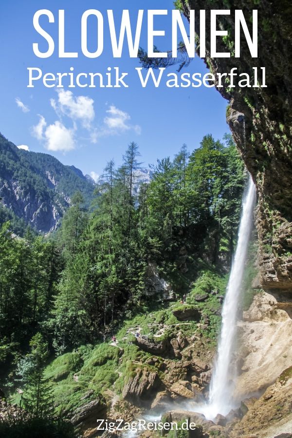 Pericnik Wasserfall Slowenien Reisen