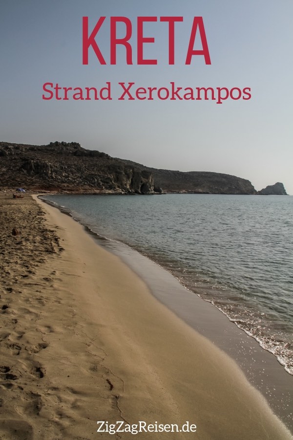 Strand Xerokampos Kreta reisen