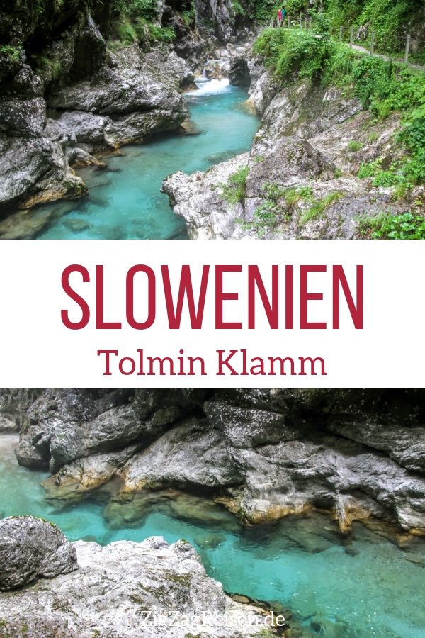 Tolmin Klamm Slowenien Reisen Pin