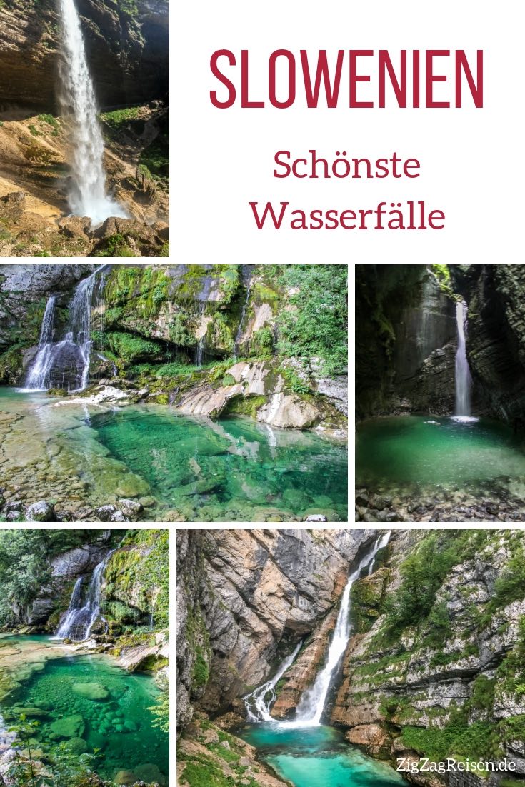 Wasserfalle Slowenien reisen