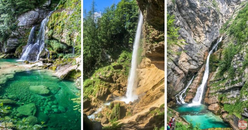 Die besten Wasserfalle Sloweniens