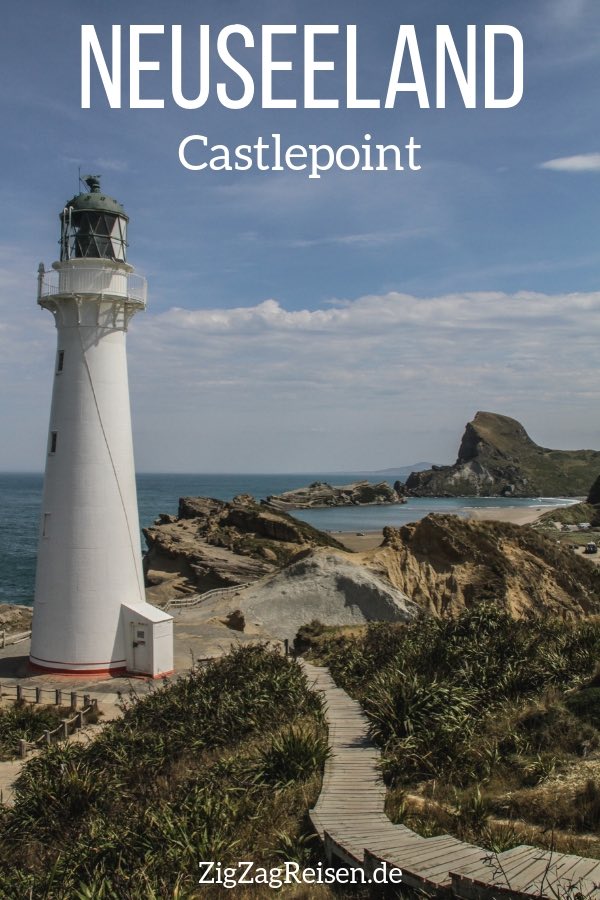 Leuchtturm Castlepoint Neuseeland reisen