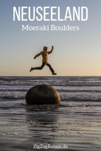 Moeraki Boulders Neuseeland Reisen Pin2