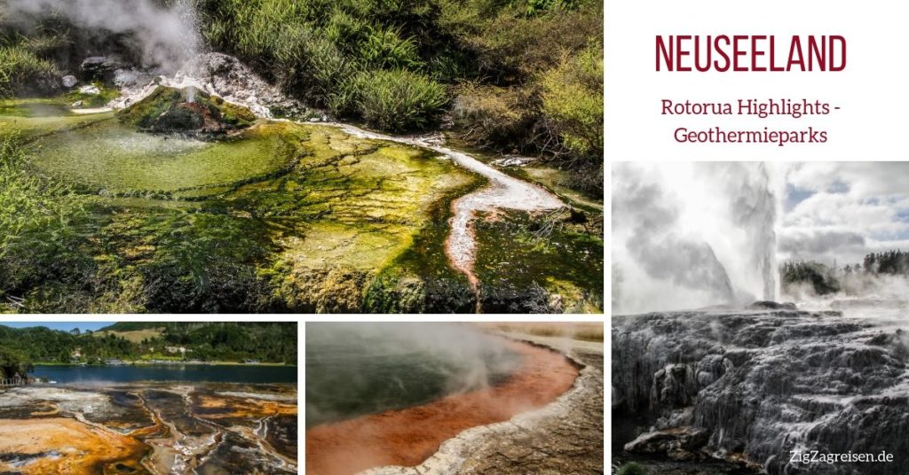 Geothermieparks Rotorua Highlights Neuseeland reisen