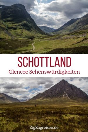 Highlands Glencoe Schottland reisen Pin2