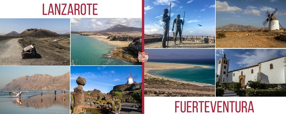 Lanzarote oder Fuerteventura Inseln
