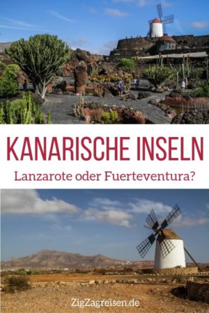 Lanzarote oder Fuerteventura Reisen Pin2