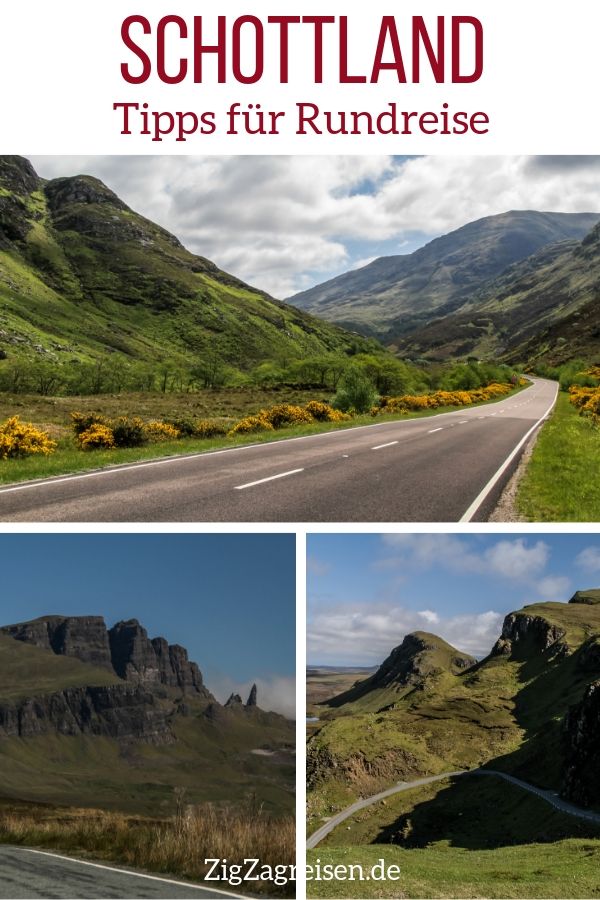 Tipps Rundreise Bilder Landschaft Schottland reisen Pin