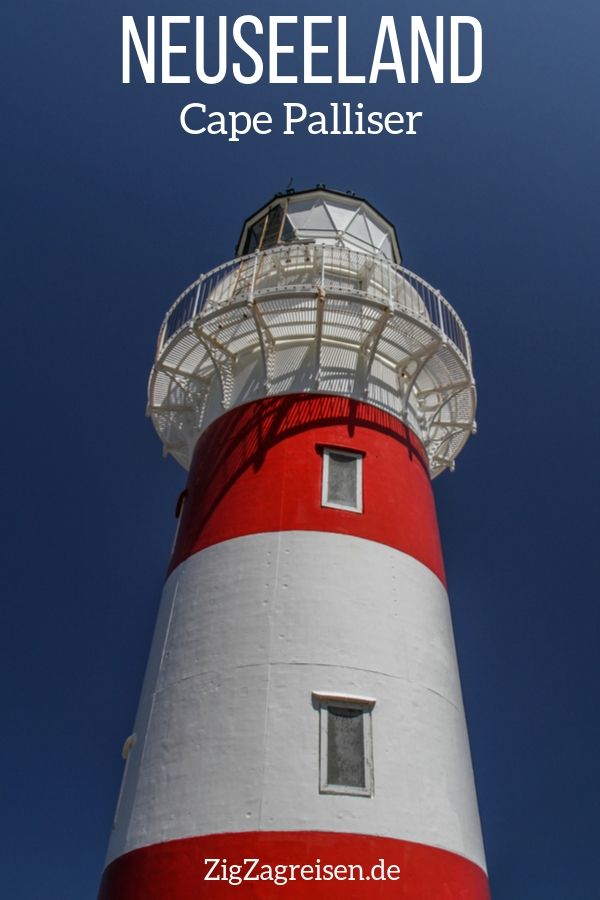 Leuchtturm Cape Palliser Neuseeland reisen Pin