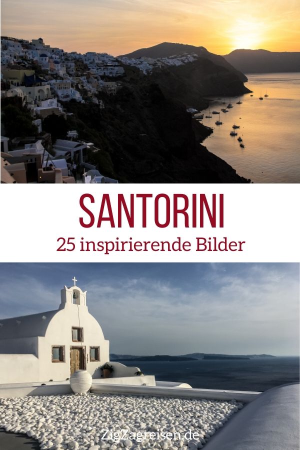 Landschaften Bilder Santorini reisen Pin2