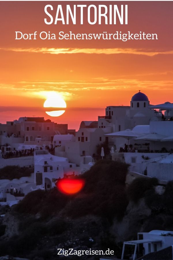 Sehenswurdigkeiten Oia Santorini reisen Pin