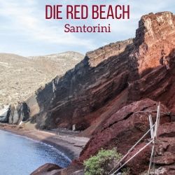 red Beach Santorini Reisefuhrer