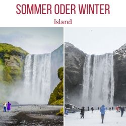 Sommer oder Winter Island reisefuhrer