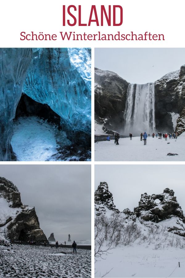 Winterlandschaften Island Bilder reisen Pin2