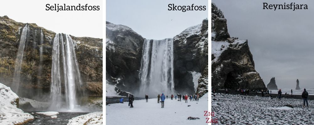 Ausfluge island Sudkuste Winter - Seljalandsfoss bis Vik