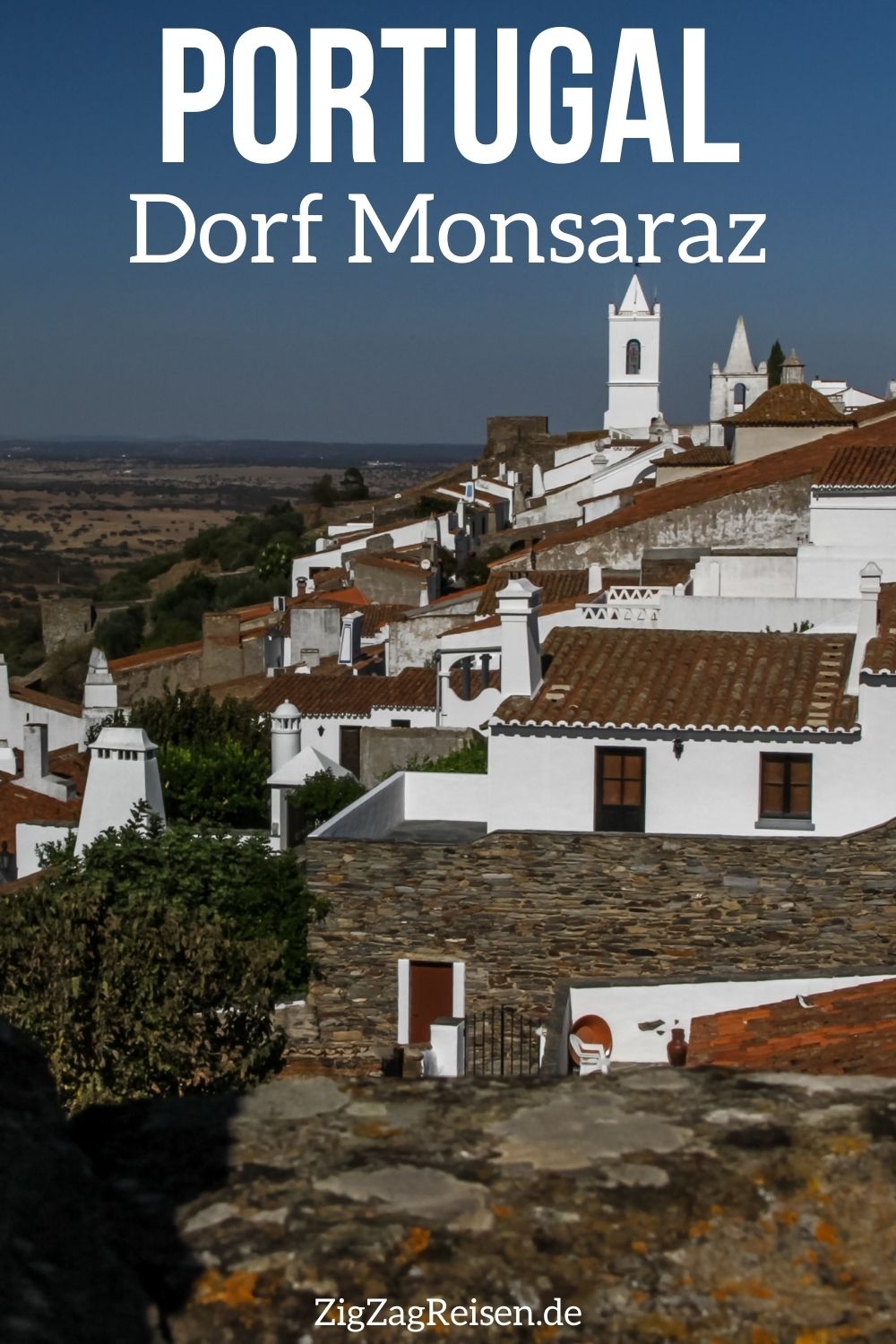 Dorf Monsaraz Portugal reisen Pin1