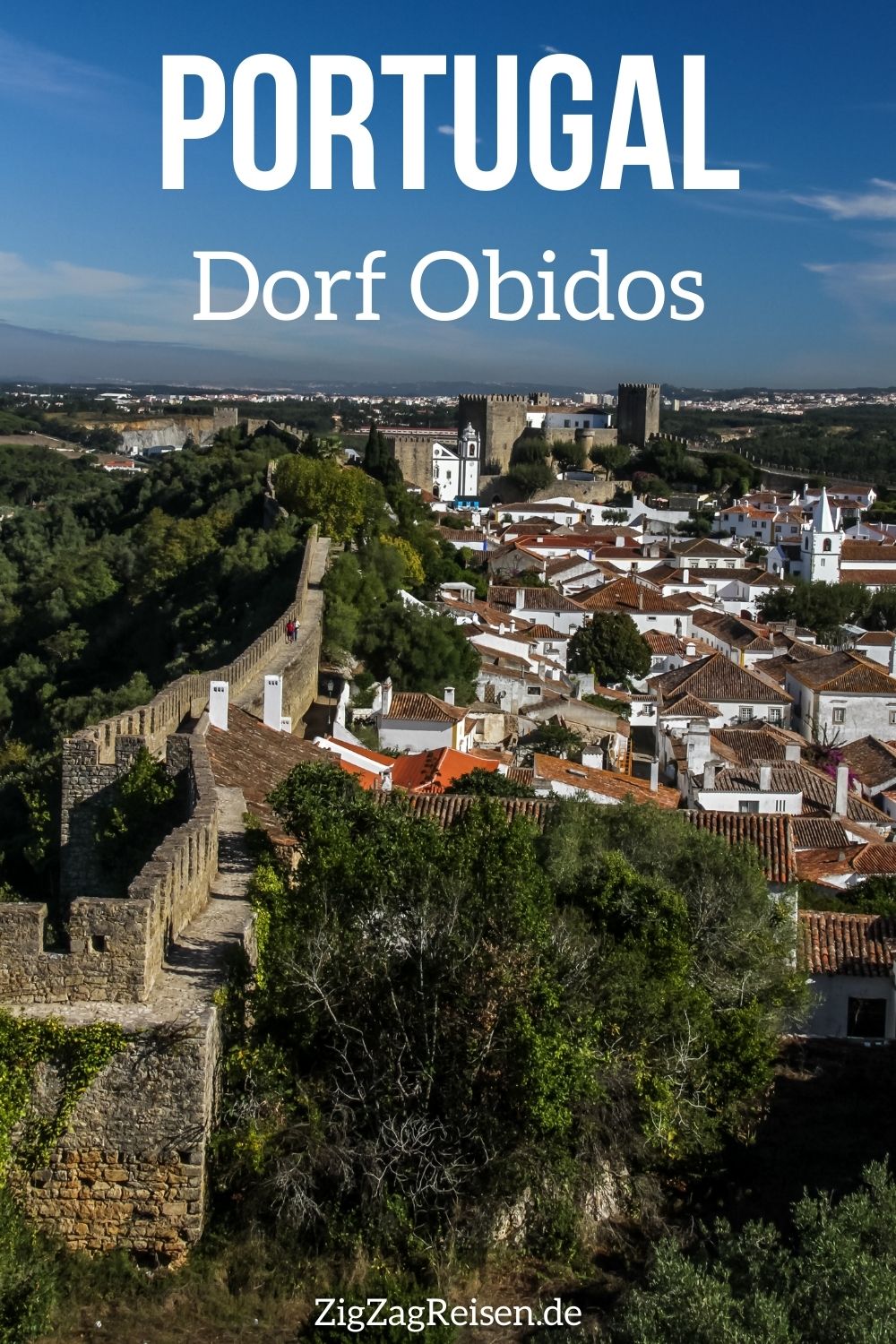 Dorf Obidos Portugal reisen Pin1