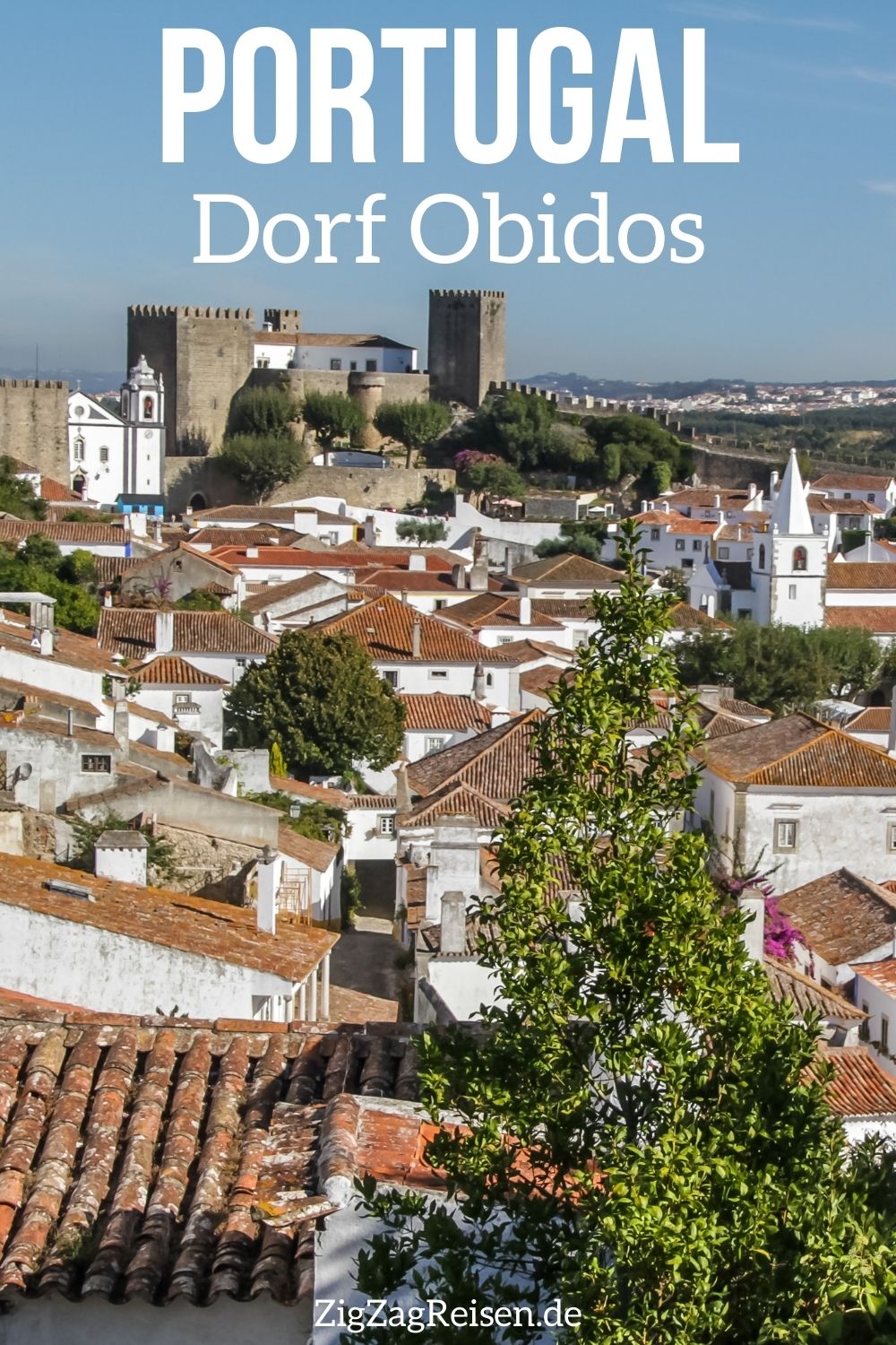 Dorf Obidos Portugal reisen Pin2
