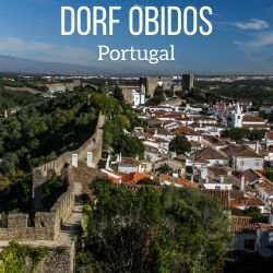 Dorf Obidos Portugal reisen