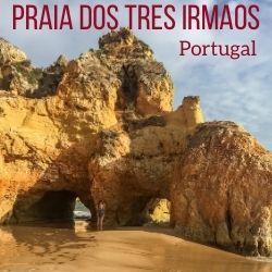 Praia dos Tres Irmaos Strand Portugal reisen