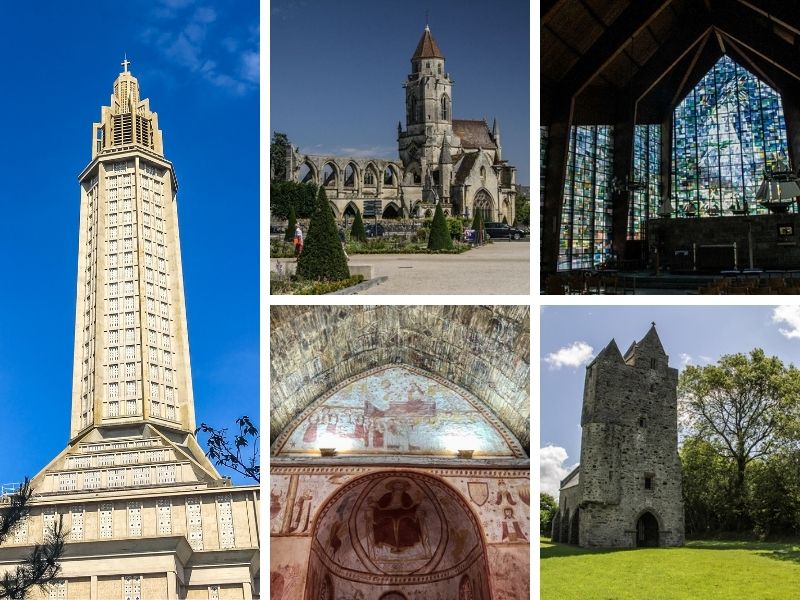 Normandie religiöse Architektur
