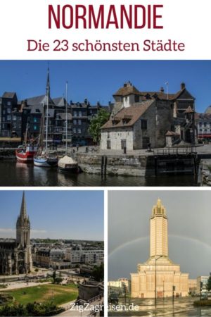Schonste Stadte Normandie Reisen Pin