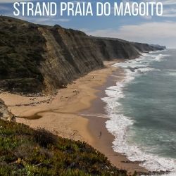 Strand Praia do Magoito Portugal reisen
