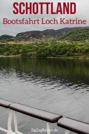 Bootsfahrt Loch Katrine Schottland Pin2