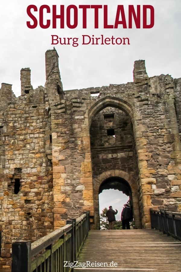 Burg Dirleton Castle Schottland Pin1