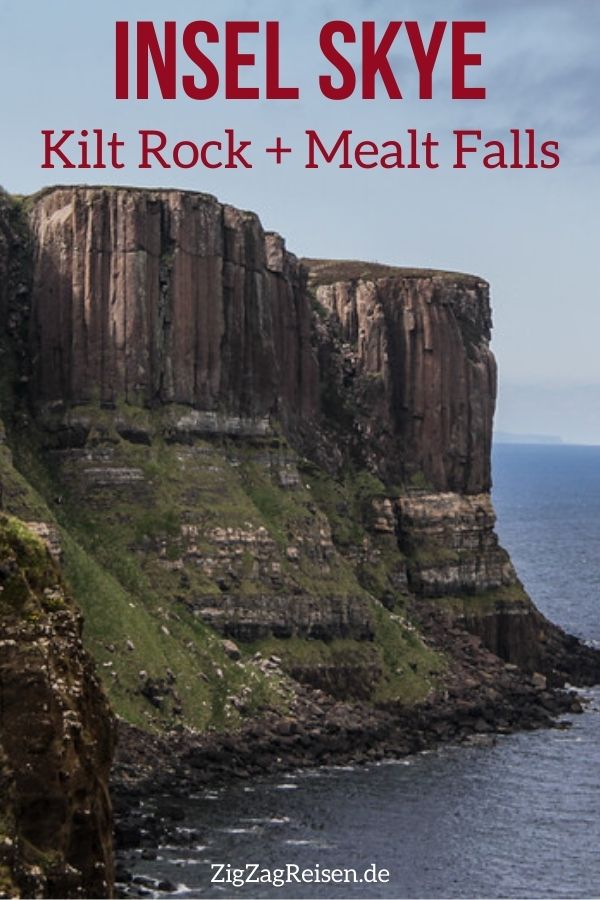 Kilt Rock Mealt falls Skye Schottland Pin2